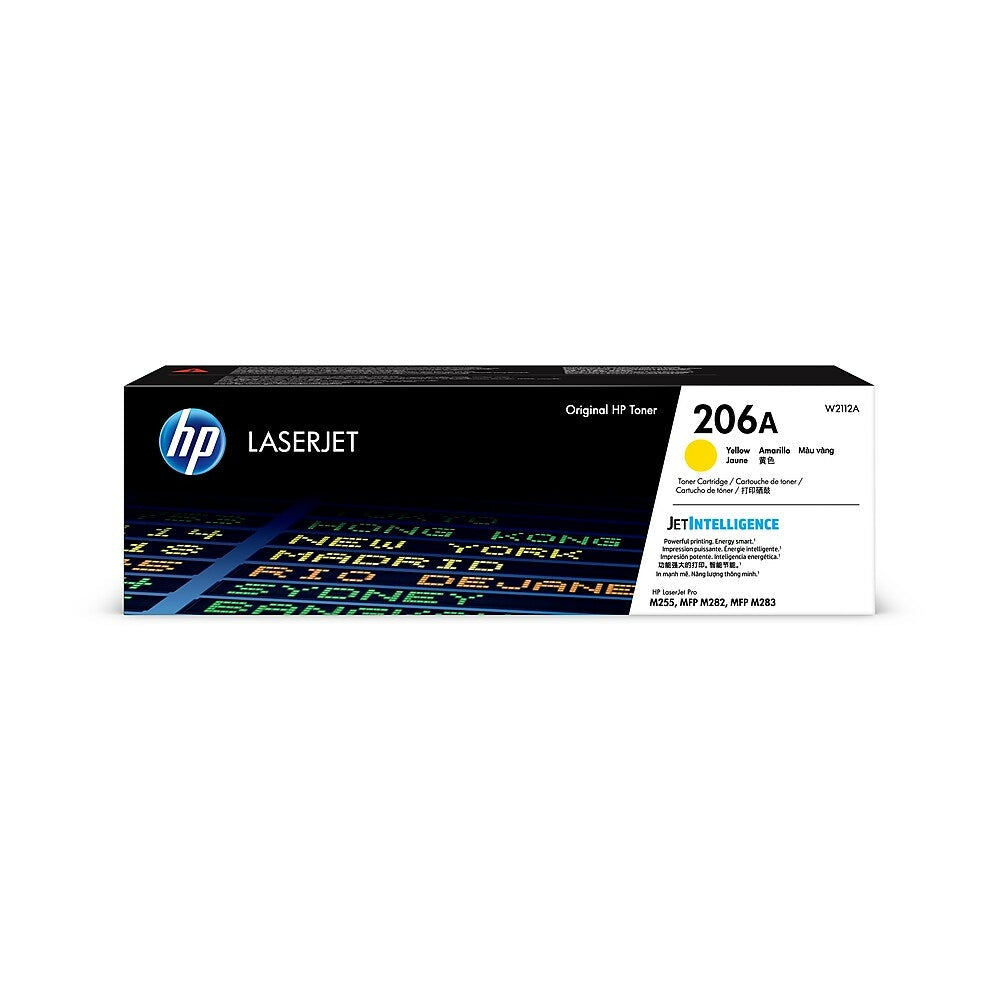 HP Cartouche Laser Originale Jaune (1 250 pages)  - 206A - W2112A