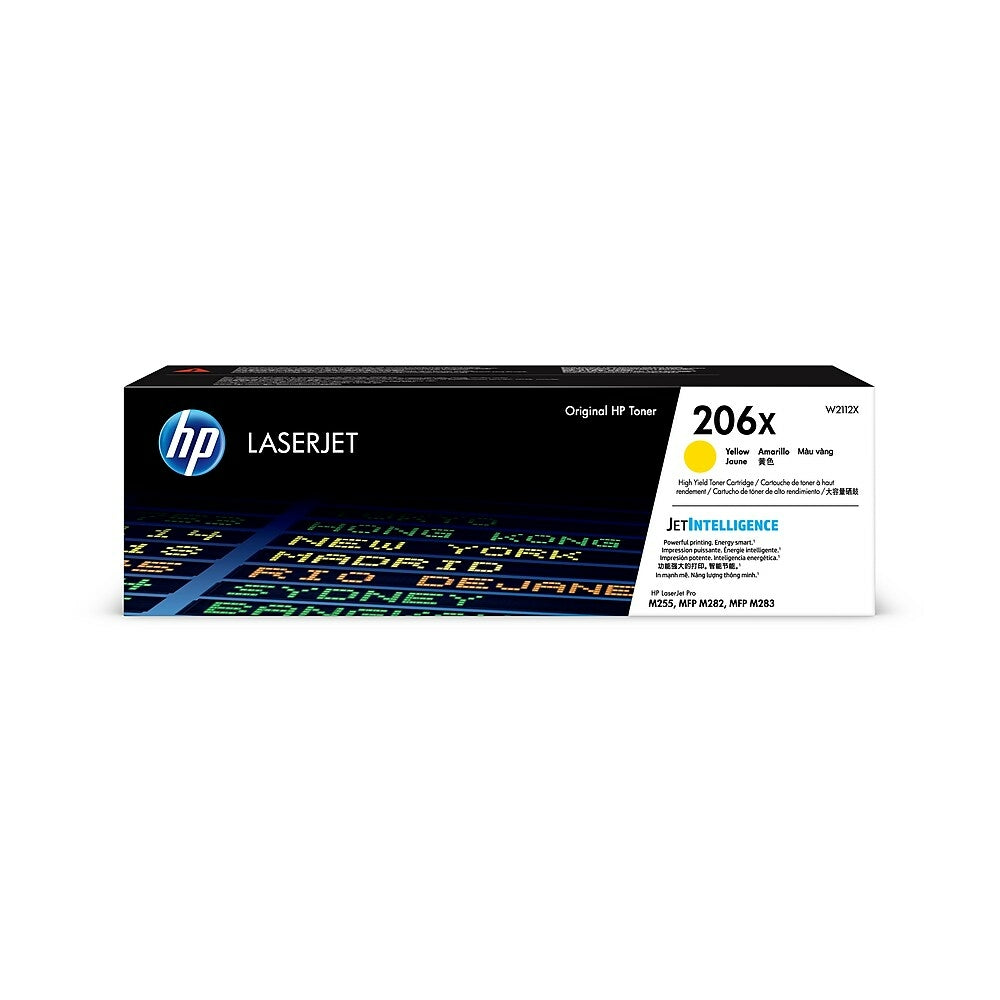 HP Cartouche Laser Originale Jaune (2 450 pages)  - 206X - W2112X