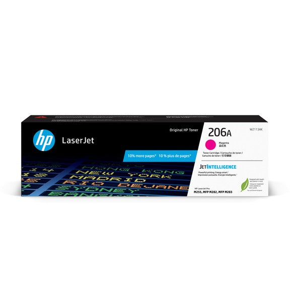 HP Cartouche Laser Originale Magenta (1 250 pages)  - 206A - W2113A