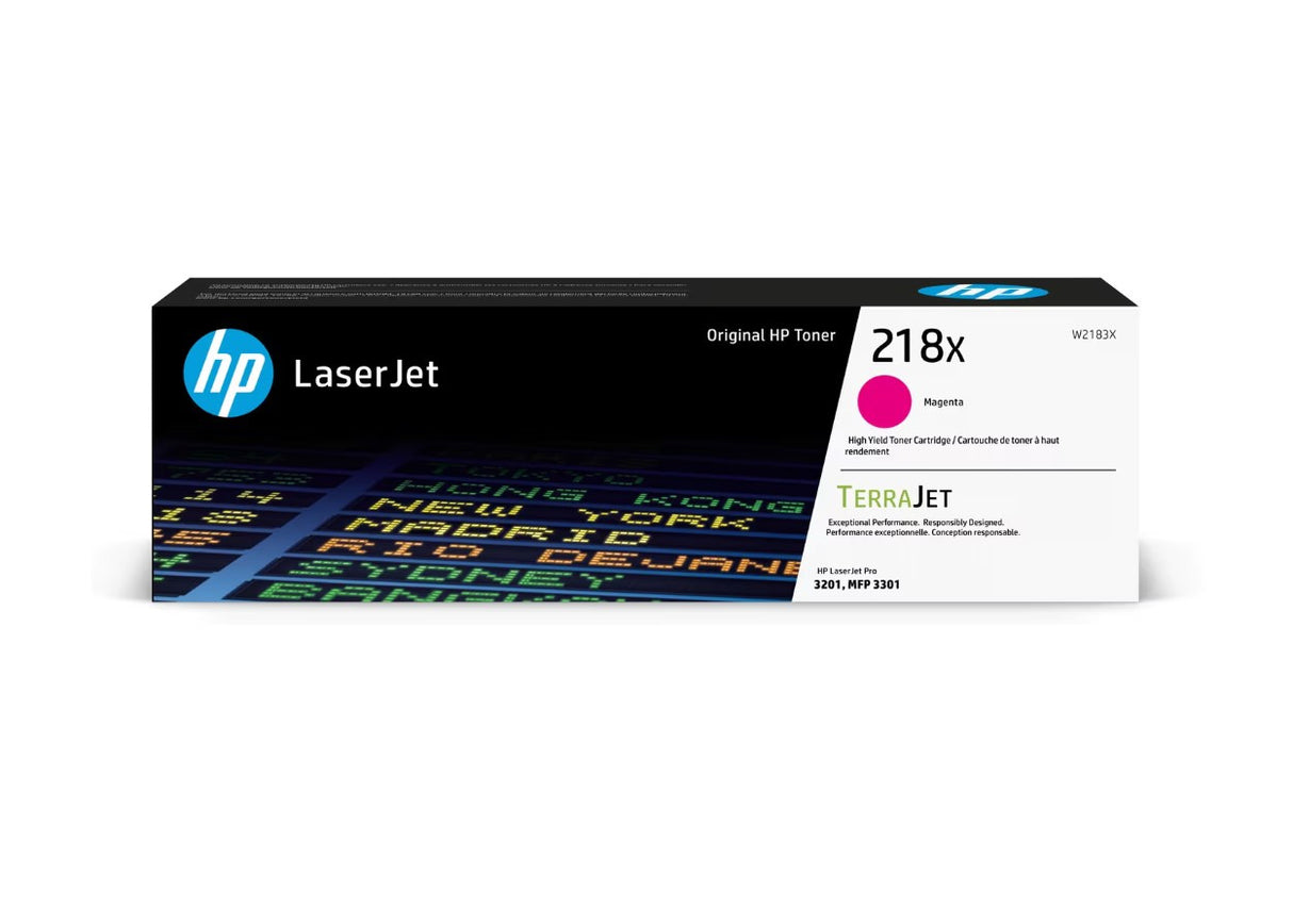 HP Cartouche Laser Originale Magenta (2 500 pages)  - 218X - W2183X