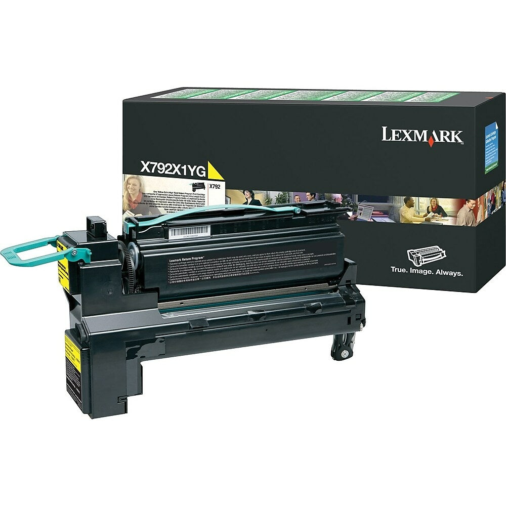 LEXMARK Cartouche Laser Originale Jaune (20 000 pages) - X792X1YG